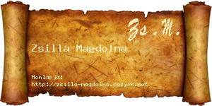 Zsilla Magdolna névjegykártya